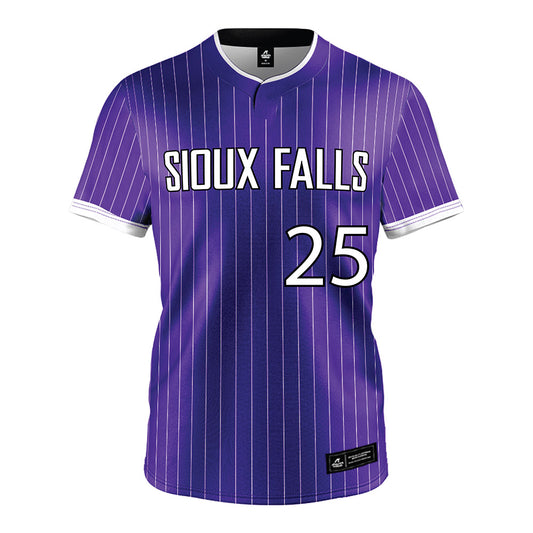 Sioux Falls - NCAA Softball : Jocelyn Weger - Purple Jersey-0
