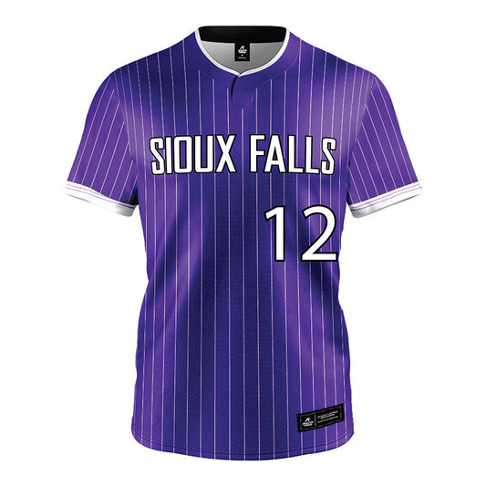 Sioux Falls - NCAA Softball : Emma Kristof - Purple Jersey-0