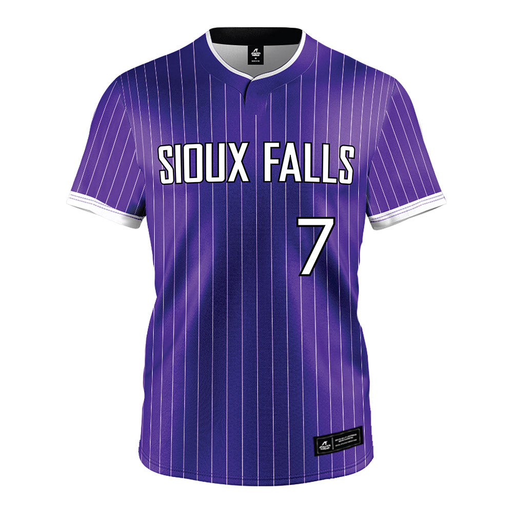 Sioux Falls - NCAA Softball : Charlie Pryor - Purple Jersey-0