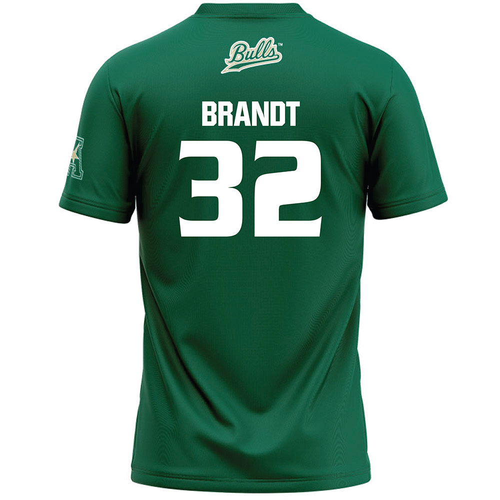 USF - NCAA Women's Lacrosse : Kadyn Brandt - Green Lacrosse Jersey -1