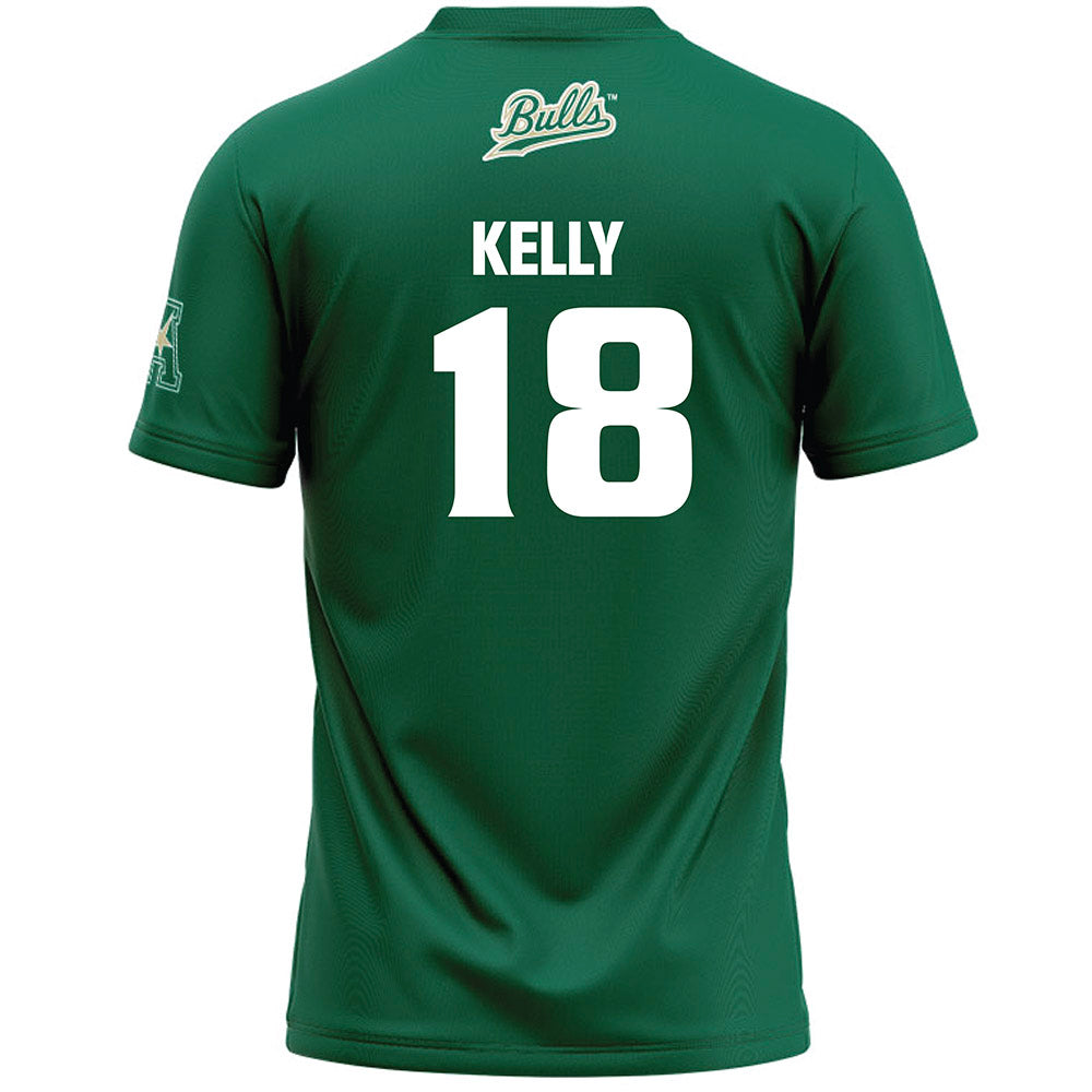 USF - NCAA Women's Lacrosse : Natalie Kelly - Green Lacrosse Jersey -1