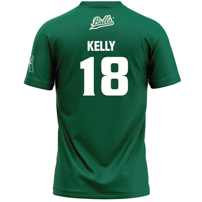 USF - NCAA Women's Lacrosse : Natalie Kelly - Green Lacrosse Jersey -1