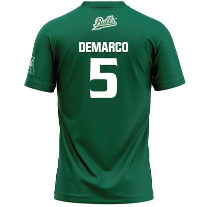 USF - NCAA Women's Lacrosse : Taylor DeMarco - Green Lacrosse Jersey -1