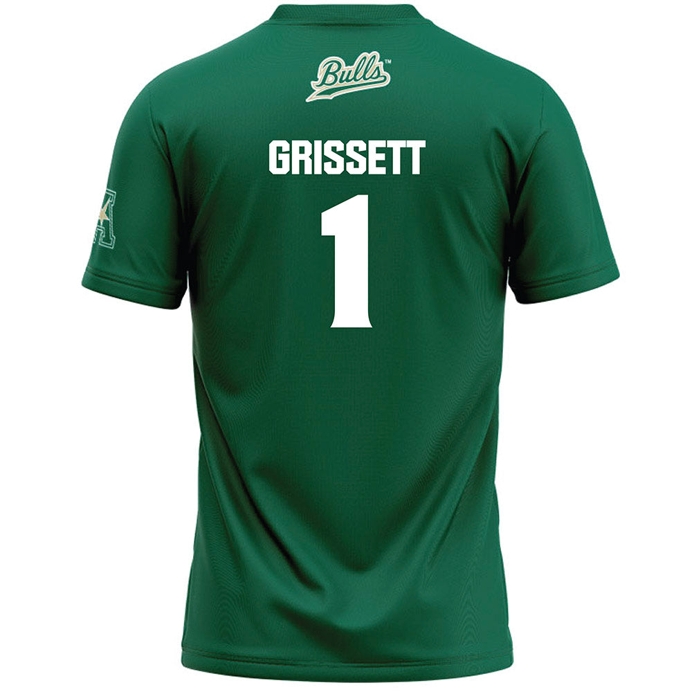 USF - NCAA Women's Lacrosse : Elise Grissett - Green Lacrosse Jersey -1