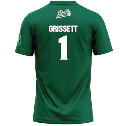 USF - NCAA Women's Lacrosse : Elise Grissett - Green Lacrosse Jersey -1
