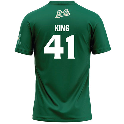 USF - NCAA Women's Lacrosse : Lindsey King - Green Lacrosse Jersey -1