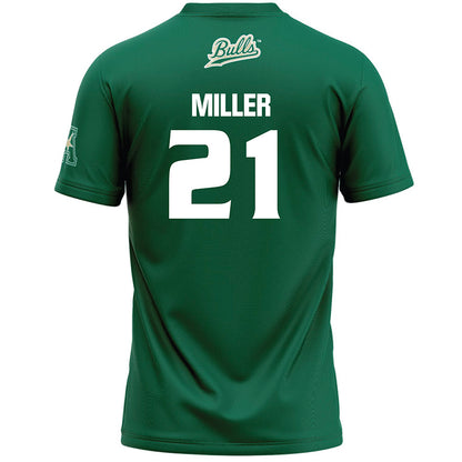 USF - NCAA Women's Lacrosse : Hayden Miller - Green Lacrosse Jersey -1