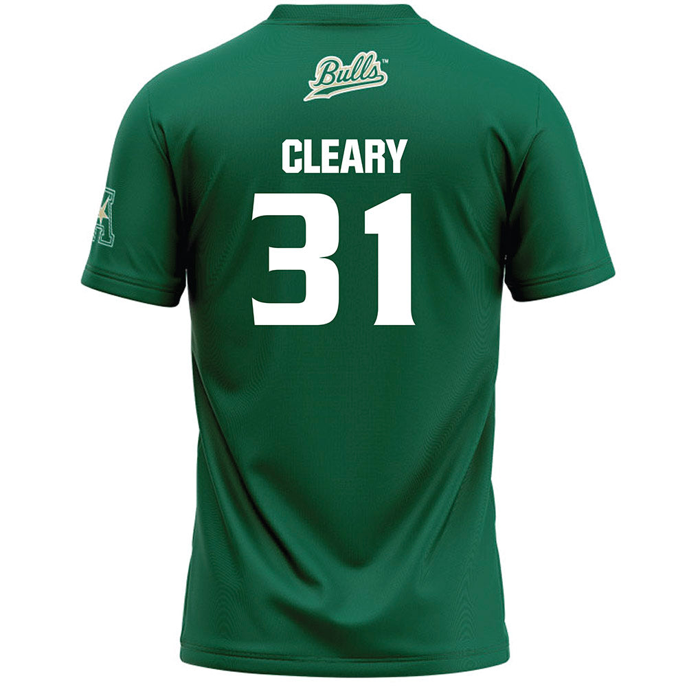 USF - NCAA Women's Lacrosse : Kali Cleary - Green Lacrosse Jersey -1