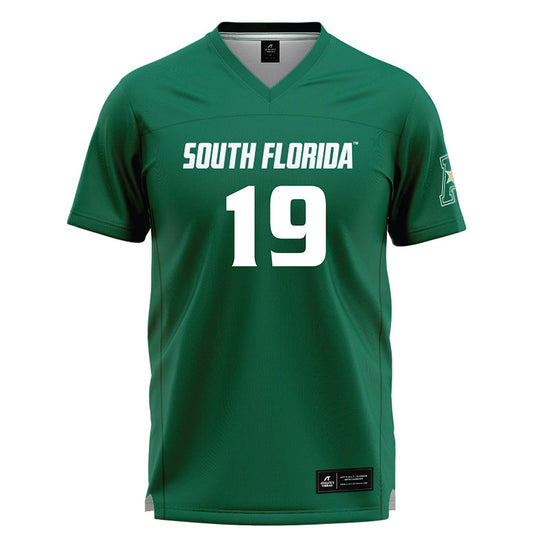 USF - NCAA Women's Lacrosse : Kennedy Ziegler - Green Lacrosse Jersey -0