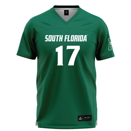 USF - NCAA Women's Lacrosse : Lucy Livingston - Green Lacrosse Jersey -0