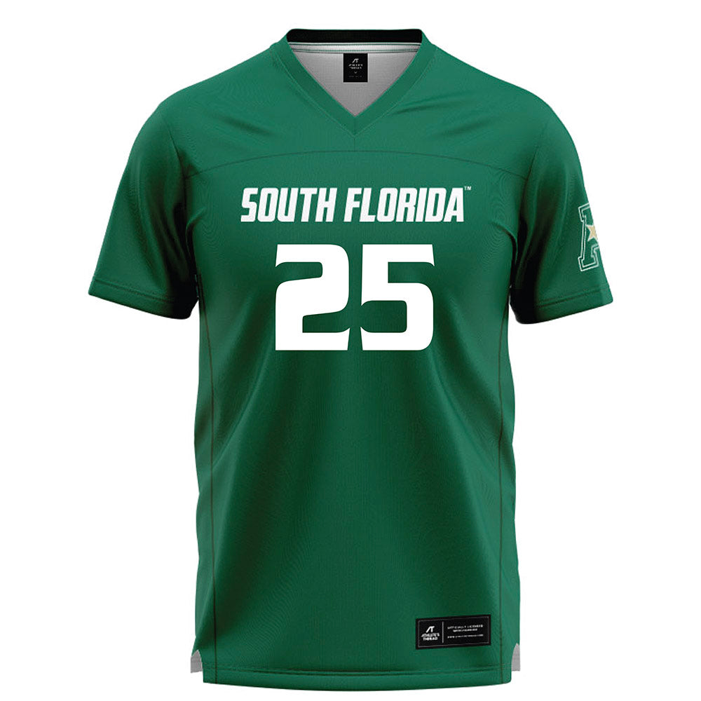USF - NCAA Women's Lacrosse : Morgan Zimmerman - Green Lacrosse Jersey -0