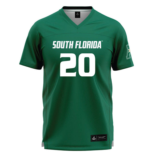 USF - NCAA Women's Lacrosse : Bella Gerace - Green Lacrosse Jersey -0