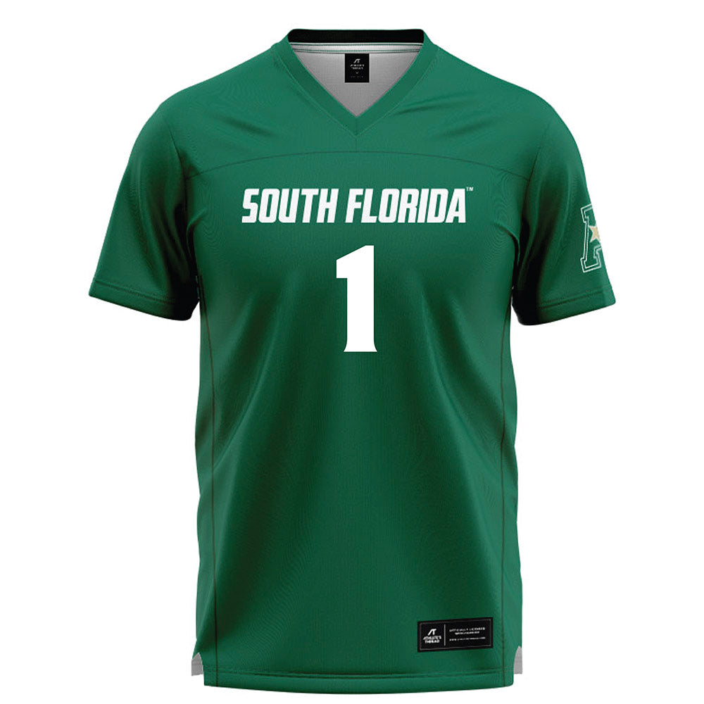USF - NCAA Women's Lacrosse : Elise Grissett - Green Lacrosse Jersey -0