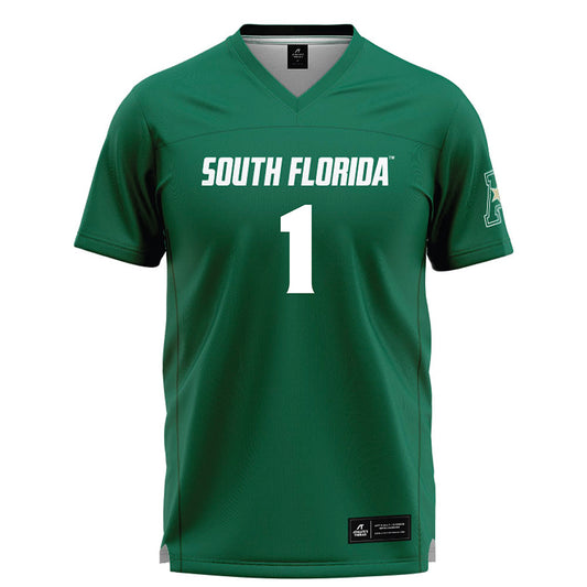 USF - NCAA Women's Lacrosse : Elise Grissett - Green Lacrosse Jersey -0
