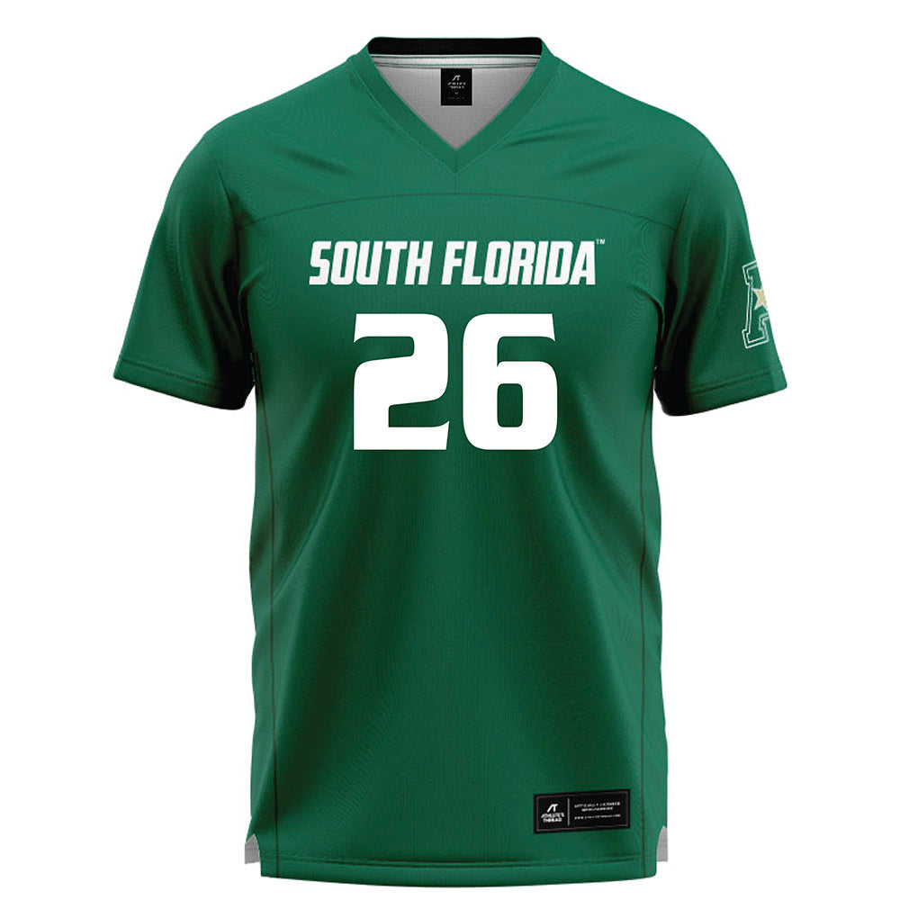 USF - NCAA Women's Lacrosse : Morgan Perry - Green Lacrosse Jersey -0
