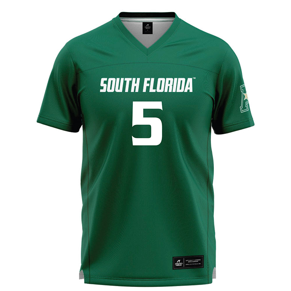 USF - NCAA Women's Lacrosse : Taylor DeMarco - Green Lacrosse Jersey -0