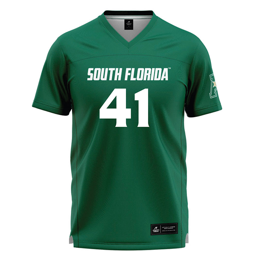 USF - NCAA Women's Lacrosse : Lindsey King - Green Lacrosse Jersey -0