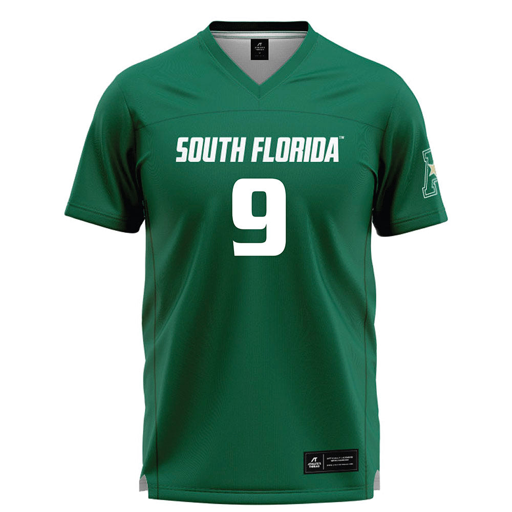 USF - NCAA Women's Lacrosse : Lucy Hankins - Green Lacrosse Jersey -0