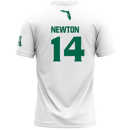 USF - NCAA Women's Lacrosse : Maggie Newton - White Lacrosse Jersey -1