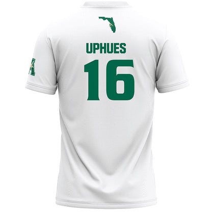 USF - NCAA Women's Lacrosse : Ava Uphues - White Lacrosse Jersey -1