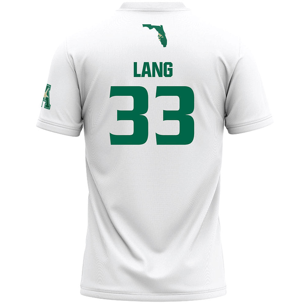 USF - NCAA Women's Lacrosse : Alexa Lang - White Lacrosse Jersey -1
