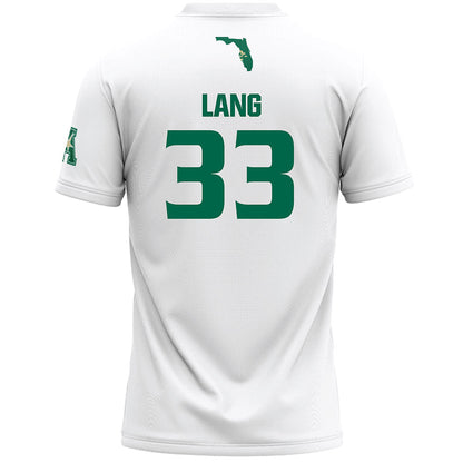 USF - NCAA Women's Lacrosse : Alexa Lang - White Lacrosse Jersey -1