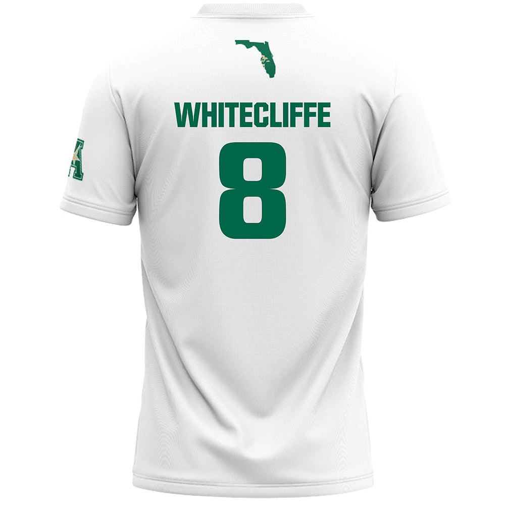 USF - NCAA Women's Lacrosse : Alex Whitecliffe - White Lacrosse Jersey -1