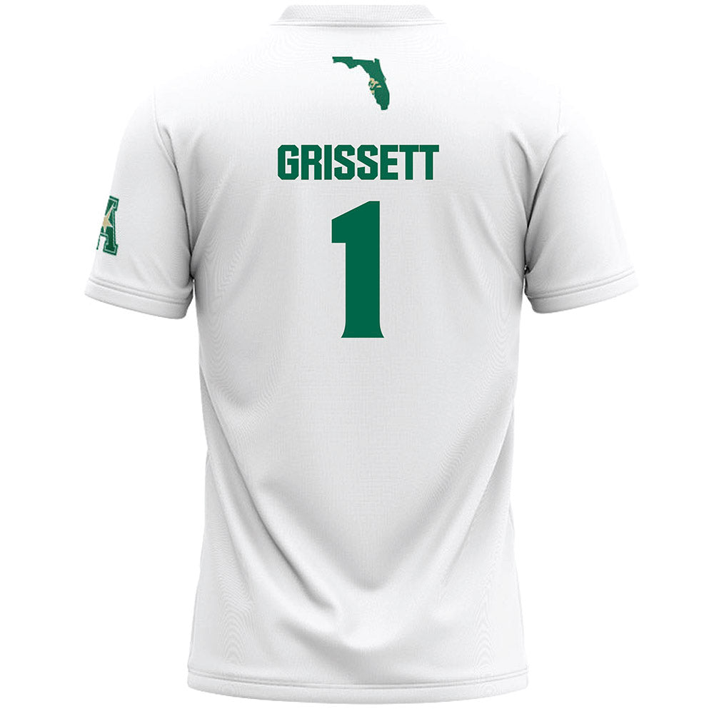 USF - NCAA Women's Lacrosse : Elise Grissett - White Lacrosse Jersey -1
