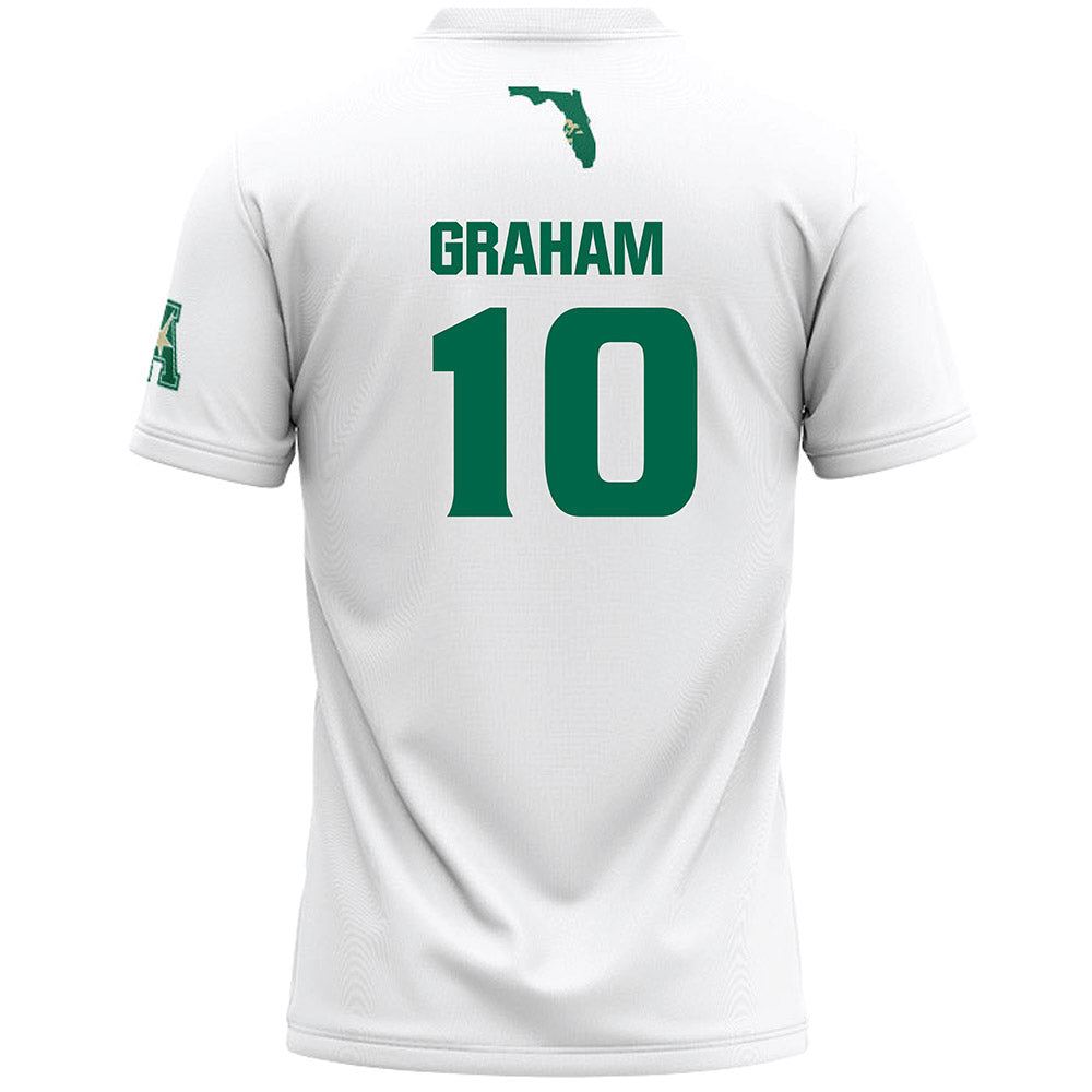 USF - NCAA Women's Lacrosse : Avery Graham - White Lacrosse Jersey -1