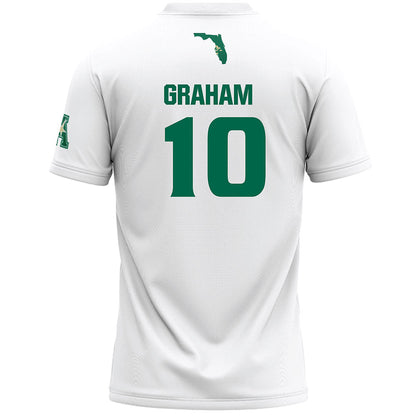 USF - NCAA Women's Lacrosse : Avery Graham - White Lacrosse Jersey -1