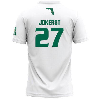 USF - NCAA Women's Lacrosse : Madisyn Jokerst - White Lacrosse Jersey -1