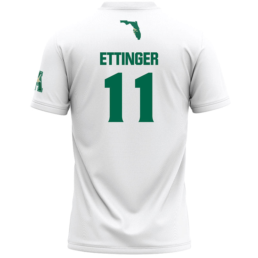 USF - NCAA Women's Lacrosse : Amanda Ettinger - White Lacrosse Jersey -1
