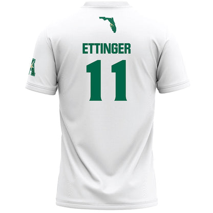 USF - NCAA Women's Lacrosse : Amanda Ettinger - White Lacrosse Jersey -1