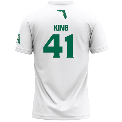 USF - NCAA Women's Lacrosse : Lindsey King - White Lacrosse Jersey -1