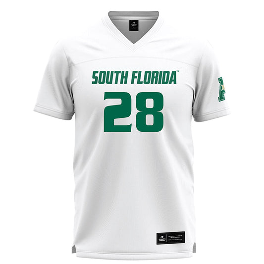 USF - NCAA Women's Lacrosse : Grace Brukiewa - White Lacrosse Jersey -0