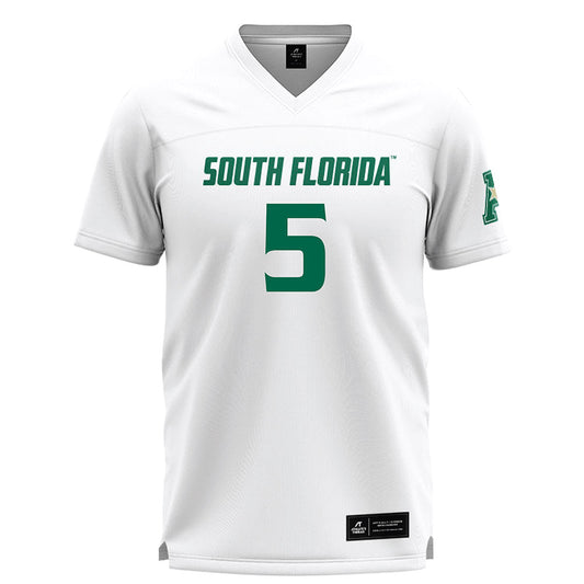 USF - NCAA Women's Lacrosse : Taylor DeMarco - White Lacrosse Jersey -0
