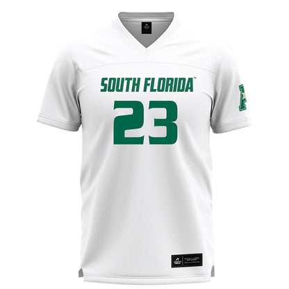 USF - NCAA Women's Lacrosse : Maddie Morris - White Lacrosse Jersey -0