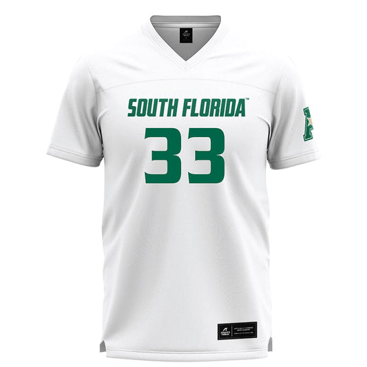 USF - NCAA Women's Lacrosse : Alexa Lang - White Lacrosse Jersey -0