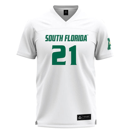 USF - NCAA Women's Lacrosse : Hayden Miller - White Lacrosse Jersey -0