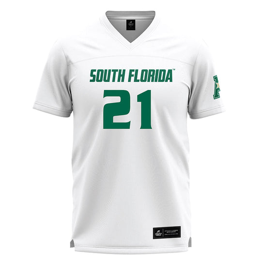 USF - NCAA Women's Lacrosse : Hayden Miller - White Lacrosse Jersey -0