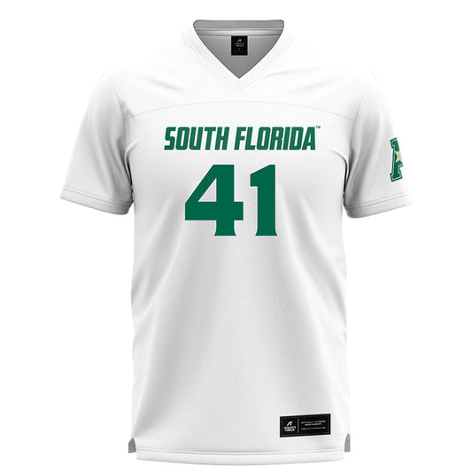 USF - NCAA Women's Lacrosse : Lindsey King - White Lacrosse Jersey -0
