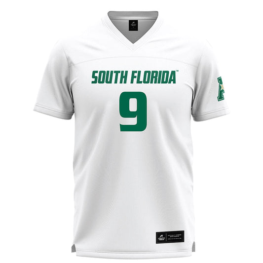 USF - NCAA Women's Lacrosse : Lucy Hankins - White Lacrosse Jersey -0