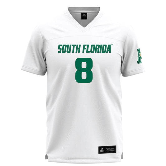 USF - NCAA Women's Lacrosse : Alex Whitecliffe - White Lacrosse Jersey -0