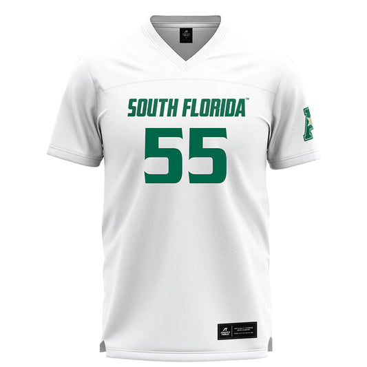 USF - NCAA Women's Lacrosse : Hailey Darko - White Lacrosse Jersey -0