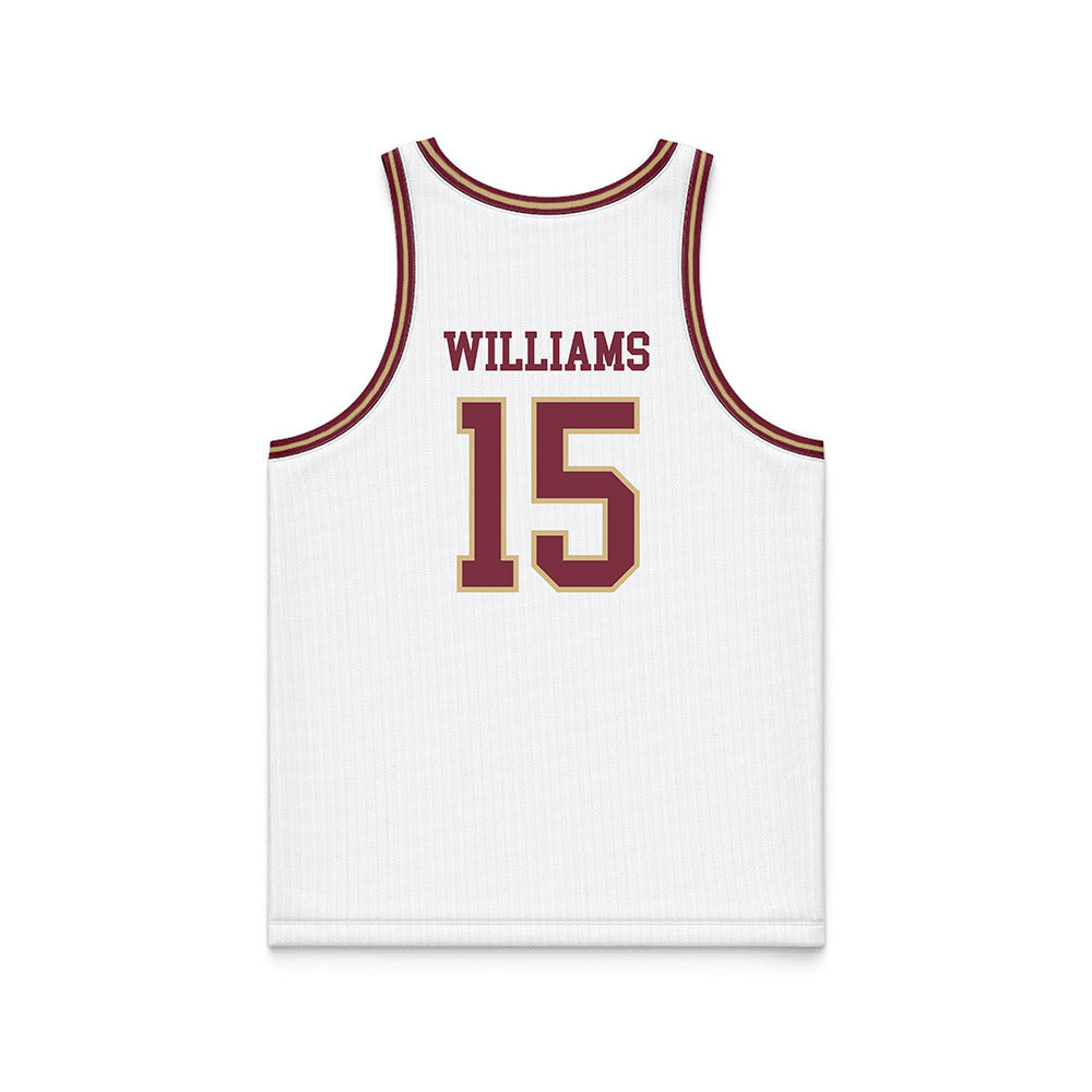 FSU - NCAA Women's Basketball : Sole Williams - White Basketball Jersey-1