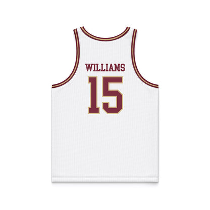 FSU - NCAA Women's Basketball : Sole Williams - White Basketball Jersey-1