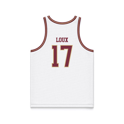 FSU - NCAA Women's Basketball : Kennedy Loux - White Basketball Jersey-1