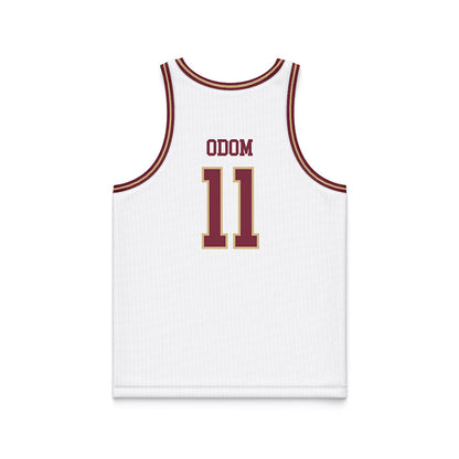 FSU - NCAA Women's Basketball : Melissa Odom - White Basketball Jersey-1