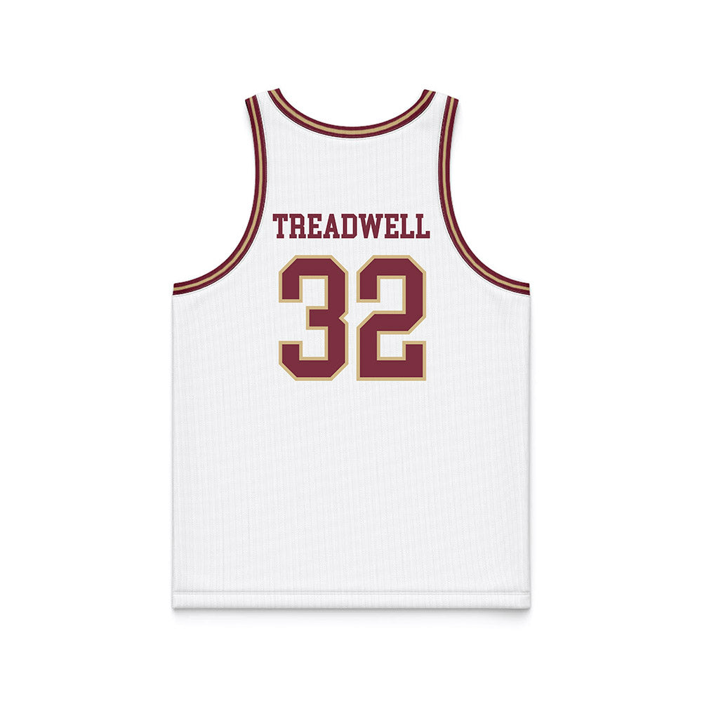 FSU - NCAA Women's Basketball : Avery Treadwell - White Basketball Jersey-1