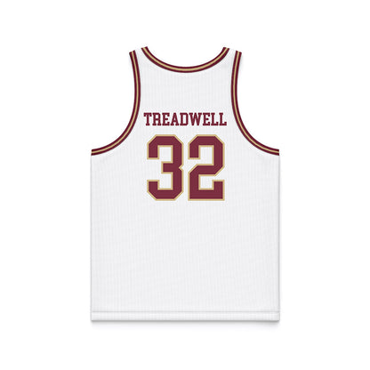 FSU - NCAA Women's Basketball : Avery Treadwell - White Basketball Jersey-1